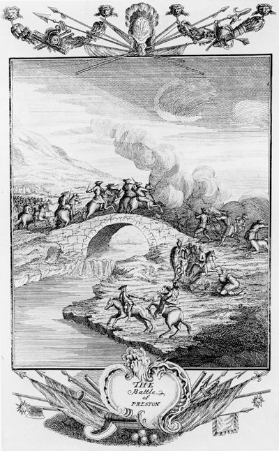 The Battle of Preston, 20th August 1648 by English School